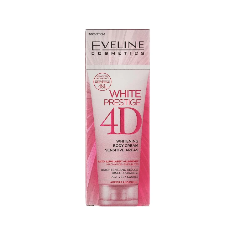 Eveline White Prestige 4D Whitening Body Cream Sens Areas 100ml 